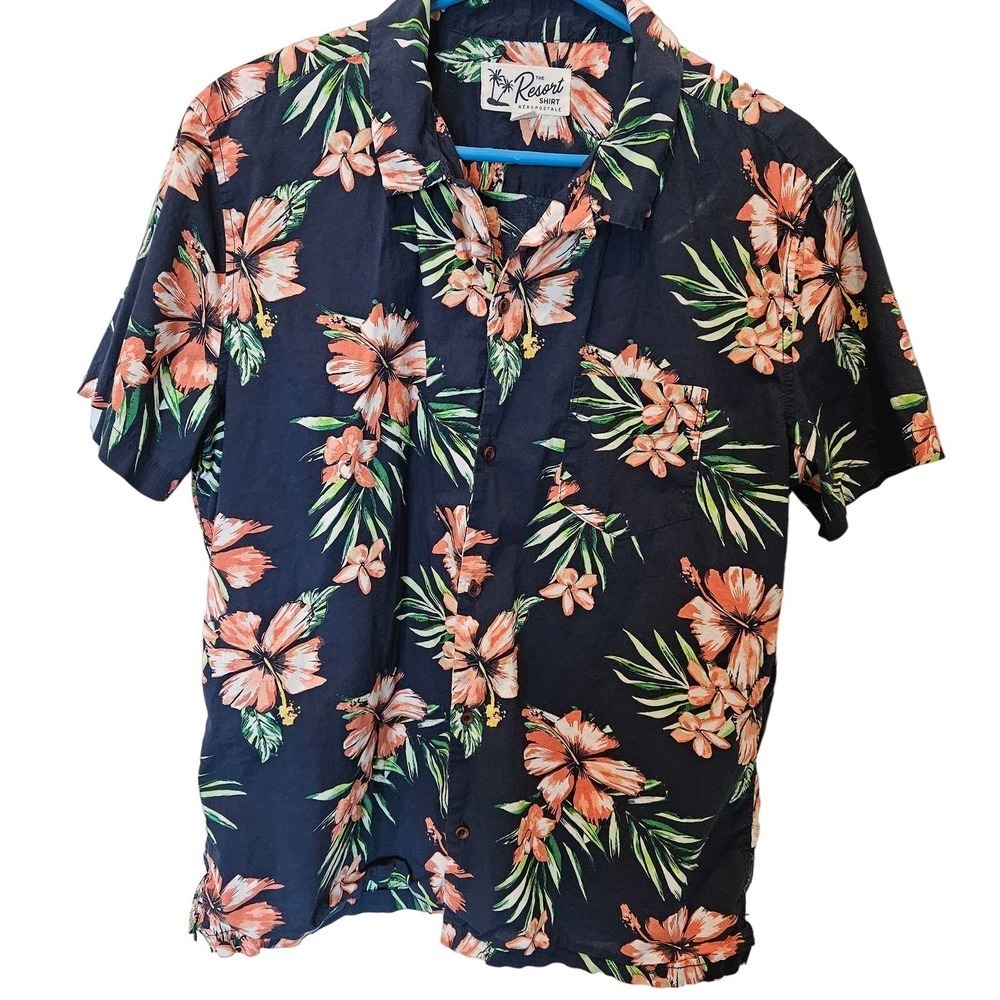 The Resort Shirt "Flowered" by Aeropostale Size Large